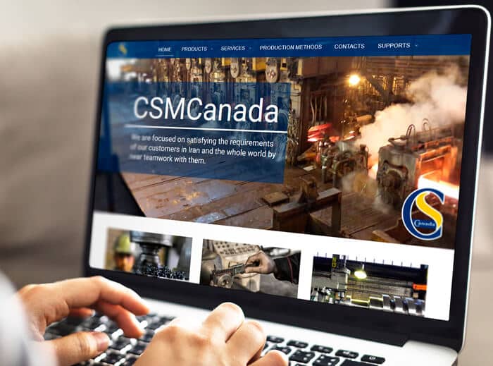 سایت شرکتی csmcanada