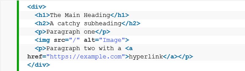 کد نویسی با html